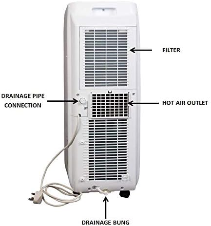 Portable Air Conditioner 9000 BTU, 3-in-1 Cooling, Dehumidifier & Fan, 3 Fan Speeds, Digital Display, Remote Control, Window Kit, Energy Class A